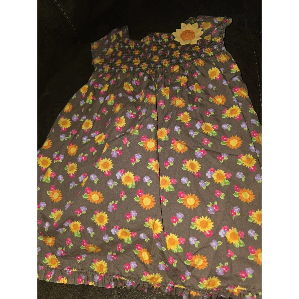 Gymboree sunflower smiles floral dress size 5t